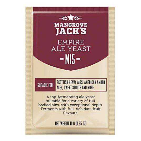 Fermento Levedura para Cerveja Mangrove Jacks M15 Empire Ale - 10 gr