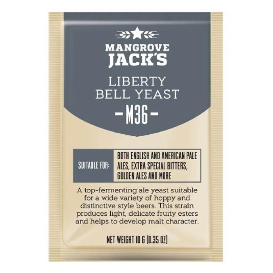 Fermento Levedura para Cerveja Mangrove Jacks M36 Liberty Bell Ale - 10 gr
