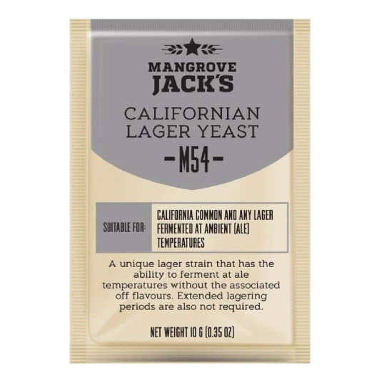 Fermento Levedura para Cerveja Mangrove Jacks M54 California Lager - 10 gr