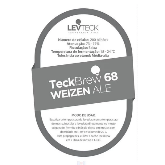 Levedura Teckbrew 68 Weizen Ale