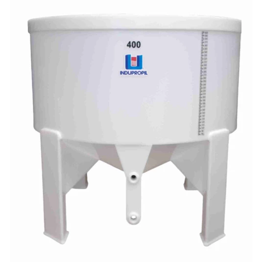 Fermentador Cônico PP para Kombucha Linha PRO II 400 Litros Úteis Branco