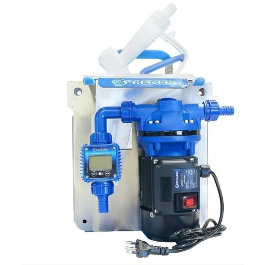 Kit Abastecimento Arla 32 - 230v 35l/Min Medidor Digital C/ Mangueira e Bico Man Plastico