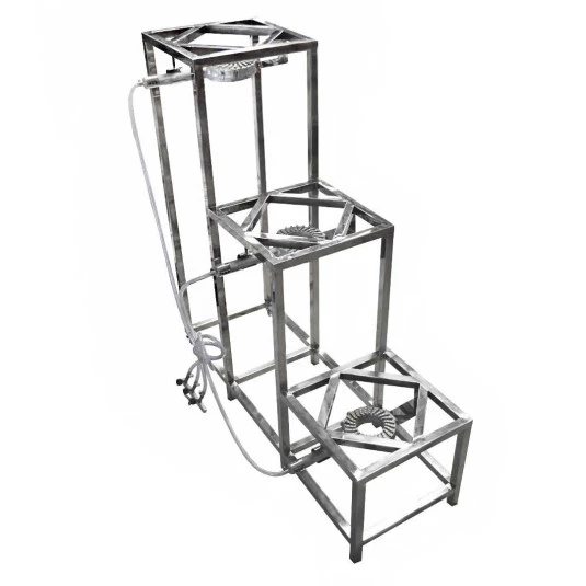 Brewstand Inox 3 Niveis Horizontal. N.60