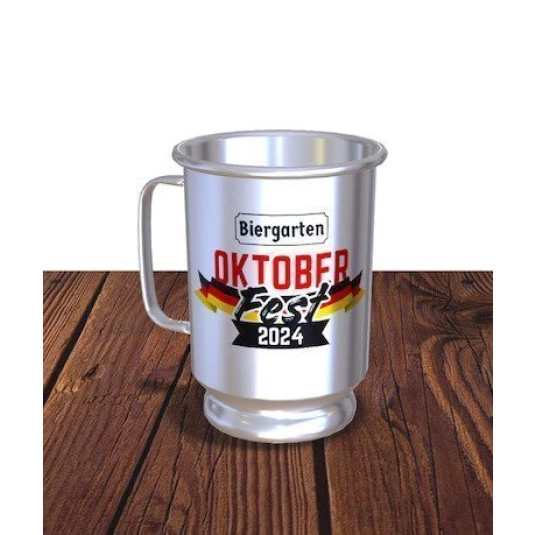 Caneca Oktoberfest 2024 em Alumínio com Tirante - 400ml 
