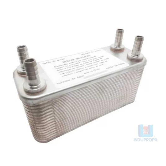 Chiller Trocador De Calor 40 Placas Inox Com Espigões 1/2"