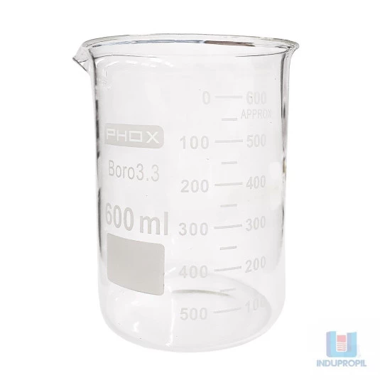Copo de Becker em Vidro Graduado – 600ml