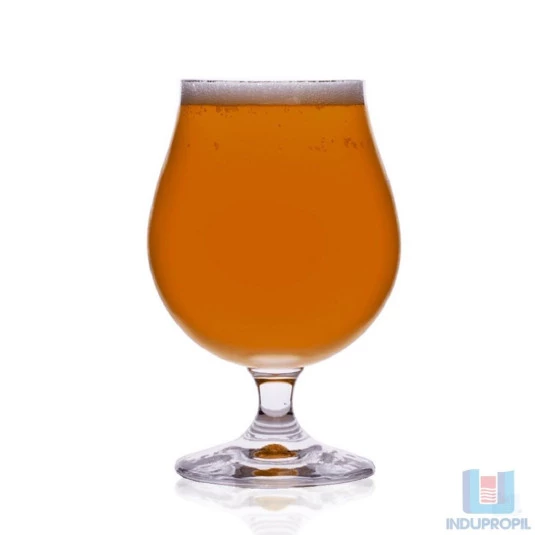 Copo com Cerveja Belga Saison