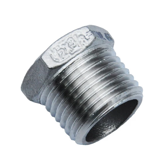 Bucha Redução Inox - Rosca 1/2" x 1/4"