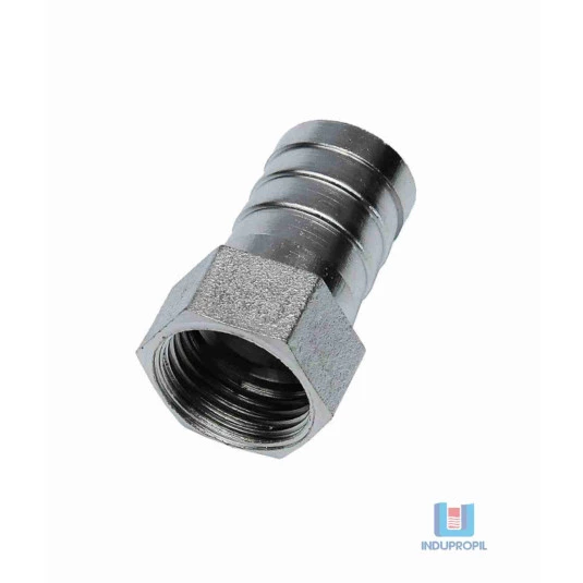 Espigão Latão Fêmea Redução Rosca 1/2" para 3/8"
