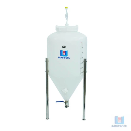 Fermentador Cônico Roto Plus 50 Litros Branco - Completo