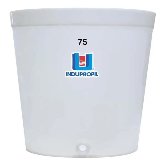 Fermentador de Uva PP Tronco Cônico Branco 75 Litros