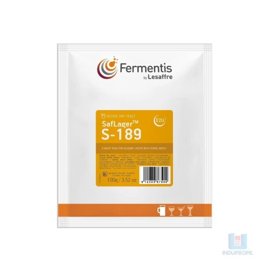 Fermento Levedura para Cerveja Fermentis S-189 - Pct 100 gr