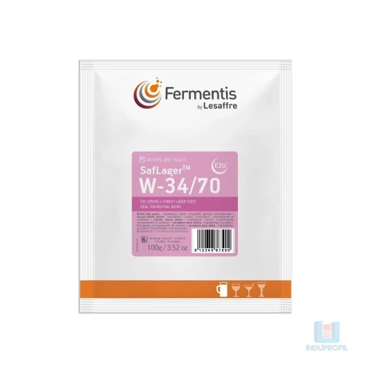 Fermento Levedura para Cerveja Fermentis W-34/70 - Pct 100 gr