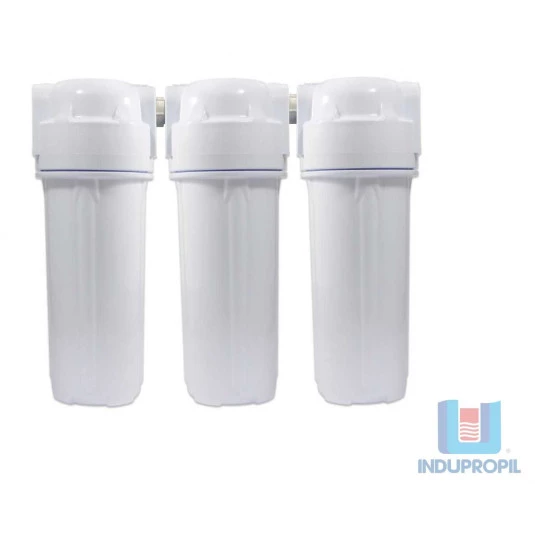 Kit 3 Filtros para Água Tira Cloro - Branco 9"