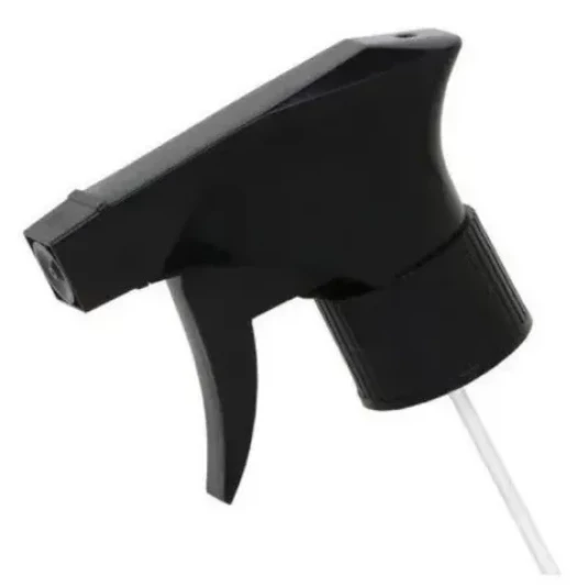 Gatilho Spray Preto para garrafas pet Short Neck