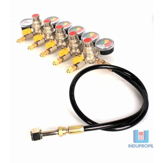 Reguladora De Pressão Para CO2 - 5 Vias