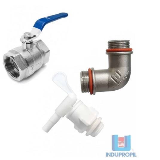 Kit Acessórios com Válvula Inox 3/4" Fermentador Kombucha