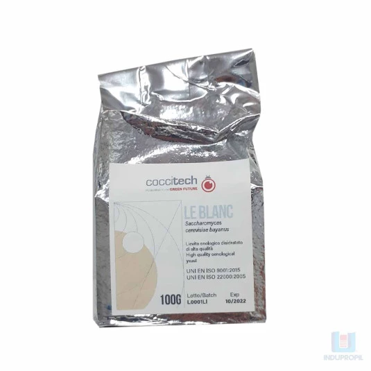 Levedura Coccitech Le Blanc Vinhos Brancos - 100gr
