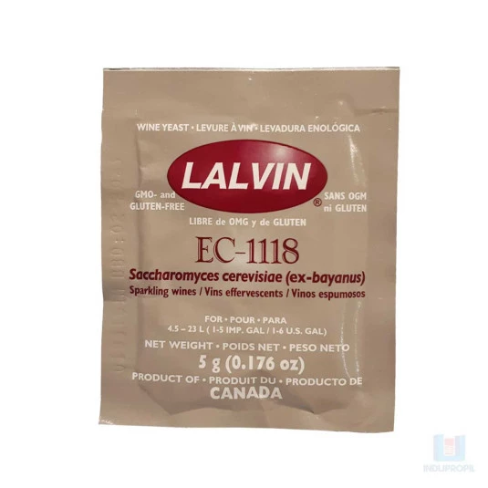 Levedura Lalvin EC 1118 - 5gr