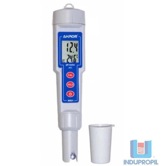 Medidor de pH/ Temperatura com ATC KR21