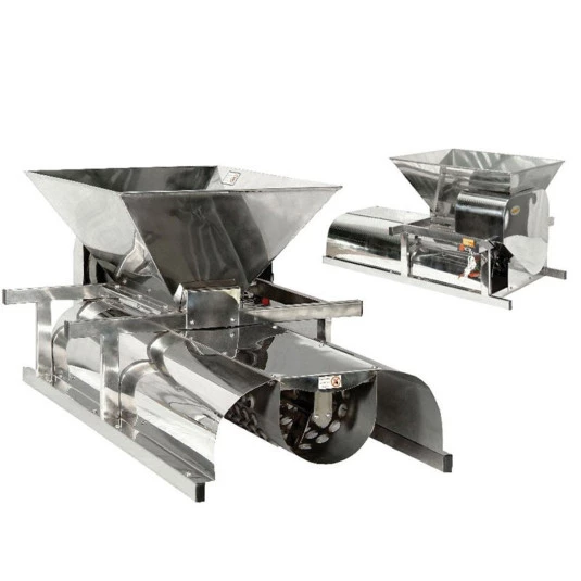 Moedor Desengaçador com 2 rolos Inox com Motor
