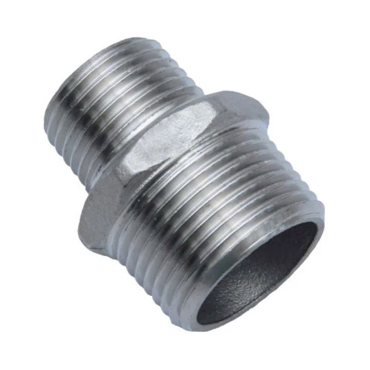 Niple Redução Inox 304 - BSP 3/8” x 1/4"