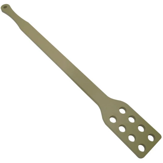 Pá Colher em Polipropileno 8 Furos 75 cm Bege