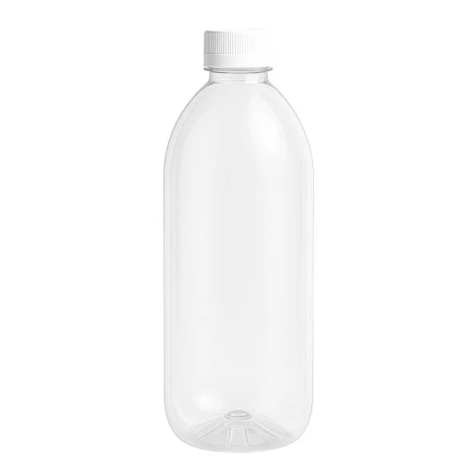 Pacote 110 Garrafas Pet 1 Litro Cristal C/ Tampa