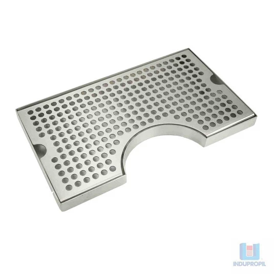 Bandeja Pingadeira Inox Para Torre 3" X 300 X 175 X 20mm