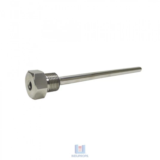 Poço Termométrico Inox BSP 1/2" x 100mm