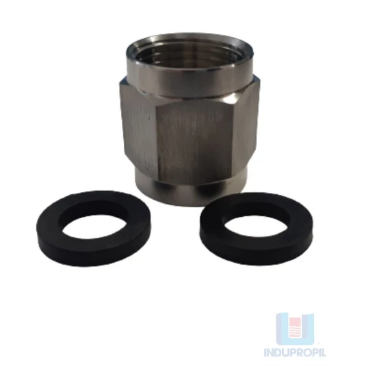 Porca Dupla Para Prolongador Inox 5/8