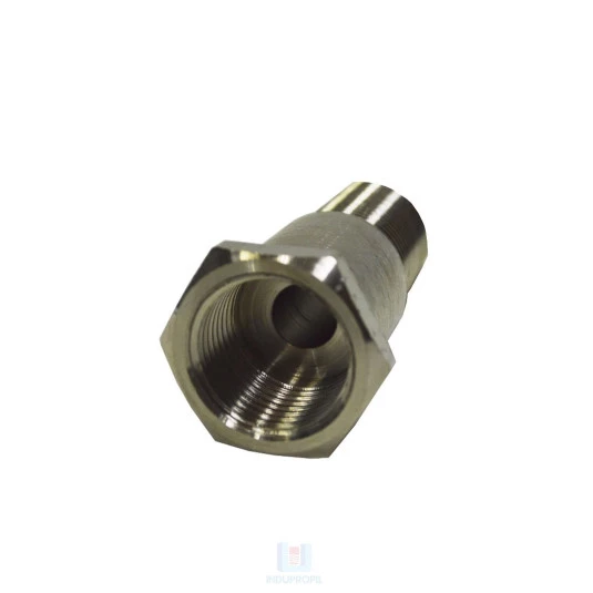 Prolongador de Torneira de Chopp - em material de Latão medindo 70 mm - frente