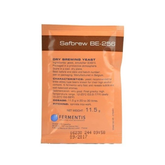 Fermento Levedura para Cerveja Fermentis BE-256 Abbaye - 11,5 gr