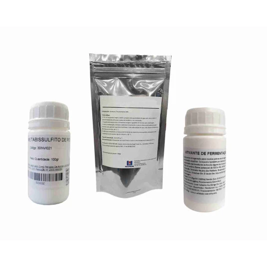Kit Essencial de Insumos Vinho Tinto ou Branco 
