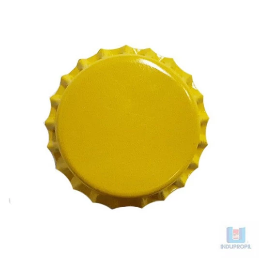 Tampa Cerveja Pry Off Amarela Escura - 10.000 Und