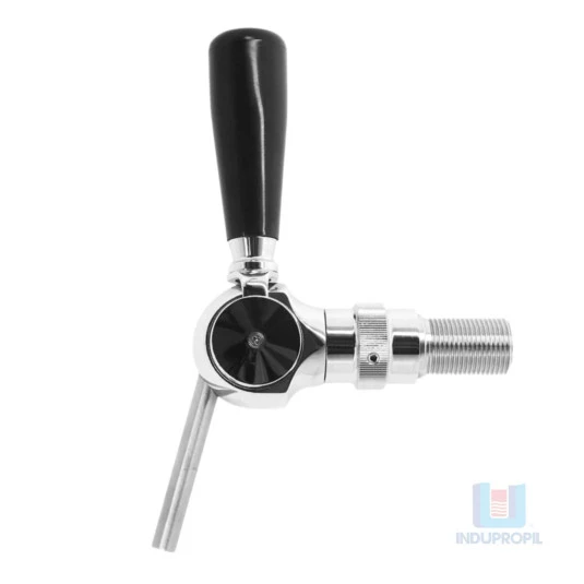 Torneira Tipo Belga Para Chope C/ Controle De Fluxo 5/8"x35mm Cromada