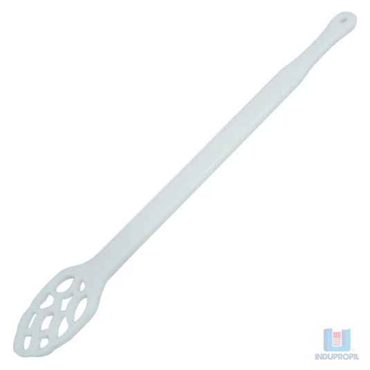 Pá Colher em Polietileno Flor em  Forma de Lúpulo - 75 cm Branca