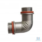 Cotovelo Com Flange Inox 304 Bsp 3/4 Com Orings