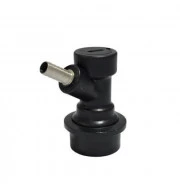 Conector Ball Lock Preto para Líquido Post Mix - Espigão 1/4"