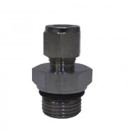 Conector Macho Dupla Anilha 1/2 OD x 3/8"