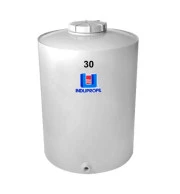 Pipa Polipropileno Fundo Plano 30 Litros Branca