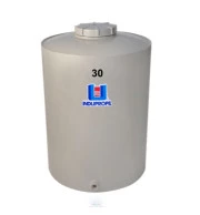 Pipa Polipropileno Fundo Plano 30 Litros Bege