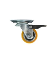 Rodízio SGPLF 210 ALPU 2" com Giro e Freio - Cap. 90 KG