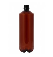 Garrafa Pet Slim 1 Litro Âmbar