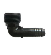 Joelho PVC Roscável ¾” BSP c/ Espigão ½” Preto