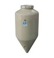 Fermentador Cônico Rotomoldado 75 Litros Bege