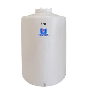 Pipa Polietileno Fundo Plano Rotomoldada 170 Litros Branca