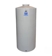 Pipa Polietileno Fundo Plano Rotomoldada 400 Litros Bege