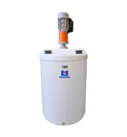Tanque Industrial com Agitador em Aço Inox 160 Litros Branco