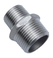 Niple Redução Inox 304 - BSP 3/4” x 1/2"
